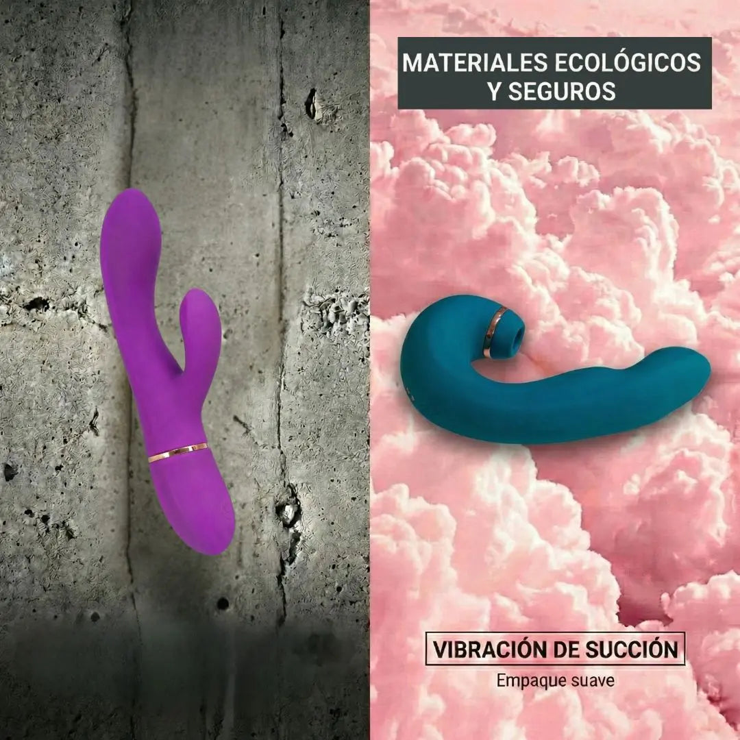 Dildo Vibrador Succionador “Mike”