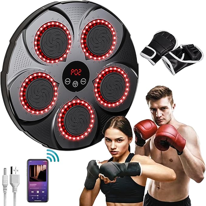 PANEL DE BOXEO + GUANTES