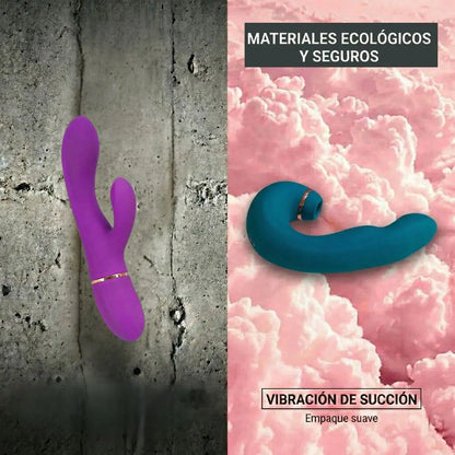 Dildo Vibrador Succionador “Mike”